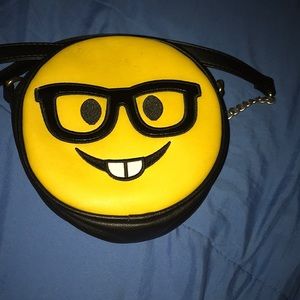 Emoji shoulder bag